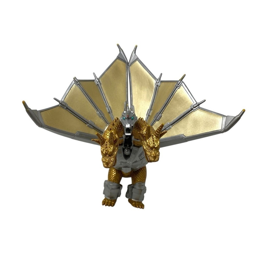 Trendmasters Godzilla Figures Lot Mechagodzill Mecha-King Ghidorah Toho Bandai - Picture 2 of 12